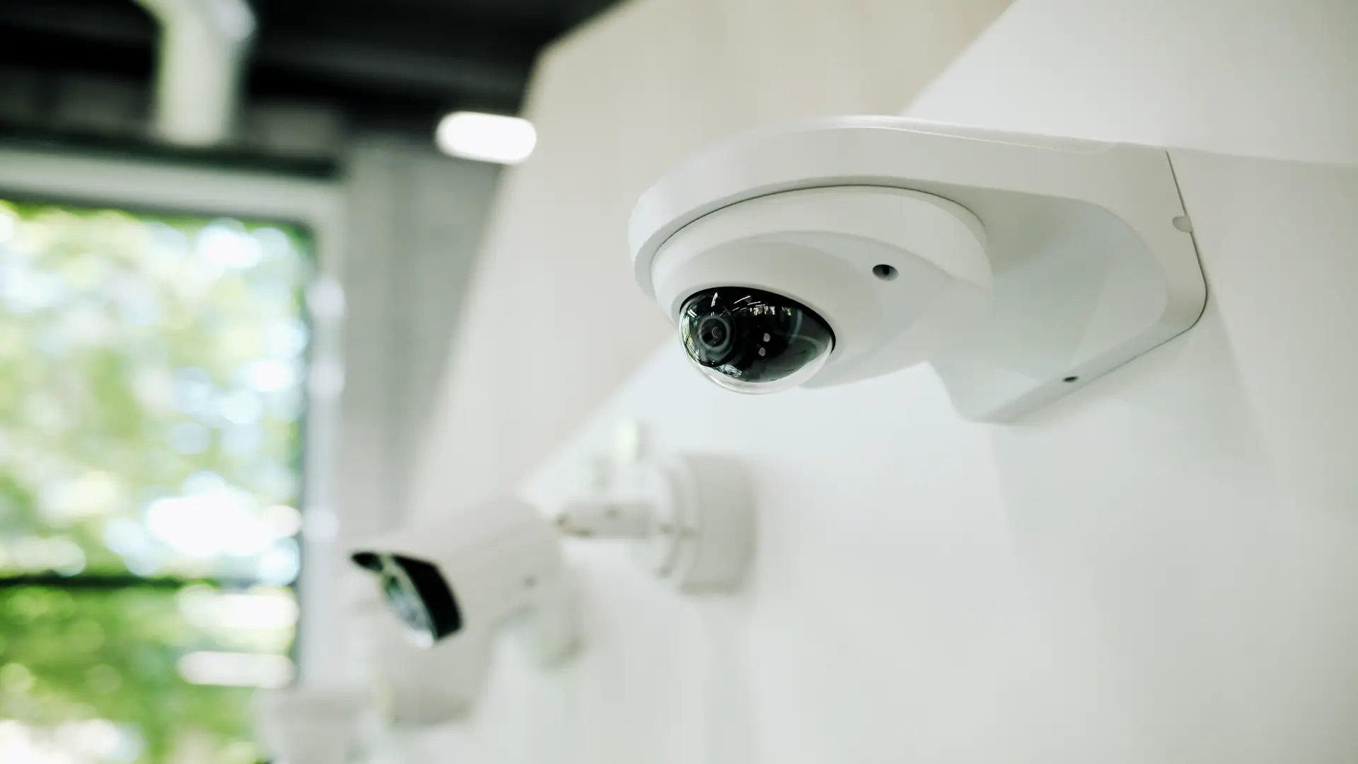 Multiple CCTV cameras monitoring Toronto home security system